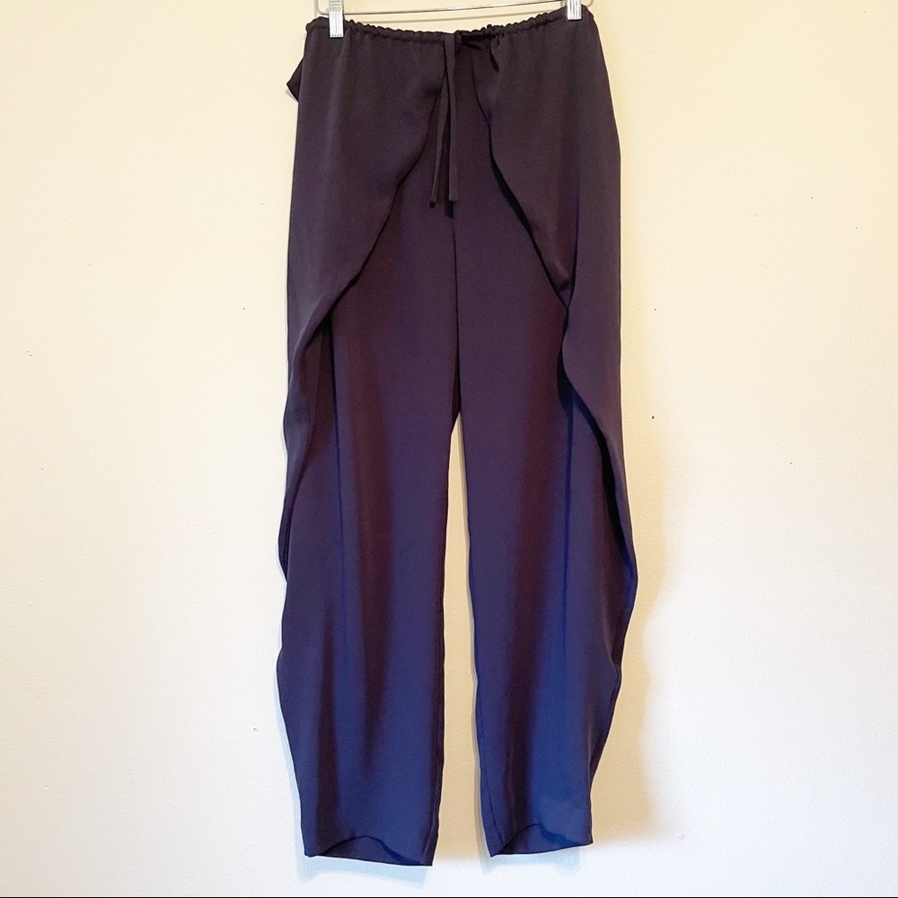 Babaton Blue Ruffled Pants Size 6